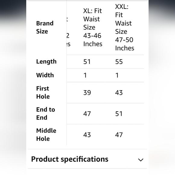 Amazon Black, Tan, and Cream Leather Belts with Metal Buckles - Picture 4 of 4